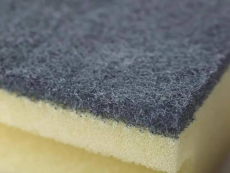 Washups General Purpose Sponge Scourers | 6.8 x 4 x 8.6cm | Pack of 4, Yellow Spongegreen Scourer
