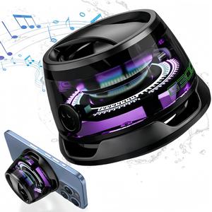 G300 Magnetic Bluetooth-compatible Speaker, Portable Wireless Speaker with Phone Holder, RGB Function Speaker for Camping, Parties and Computer Desktop Use, Audio