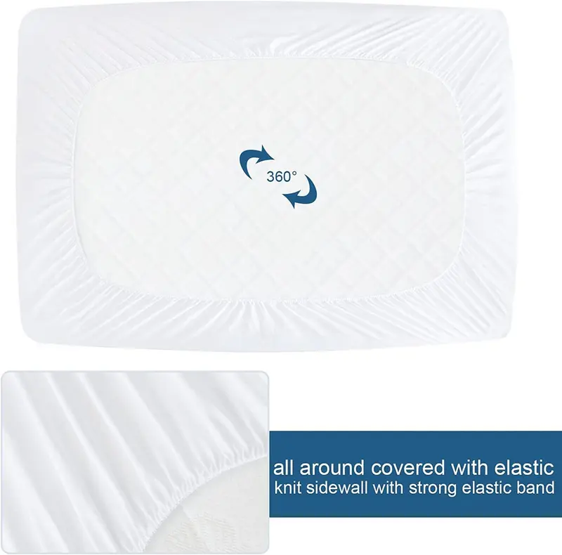 100% Water Proof EXTRA DEEP QUILTED MATRESS MATTRESS PROTECTOR FITTED BED COVER ALL SIZES 5