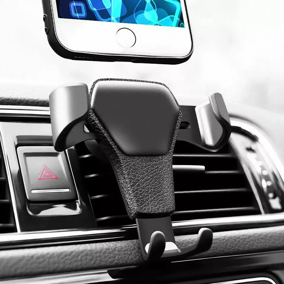 Universal Adjustable Phone Holder Car Air Vent Gravity Design Mount Cradle Stand