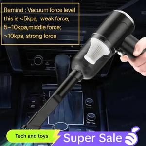 Portable Handheld Vacuum Cleaner, USB Rechargeable Car Vacuum Cleaner, Multifunctional Wireless Cleaning Tool for Car Home Office