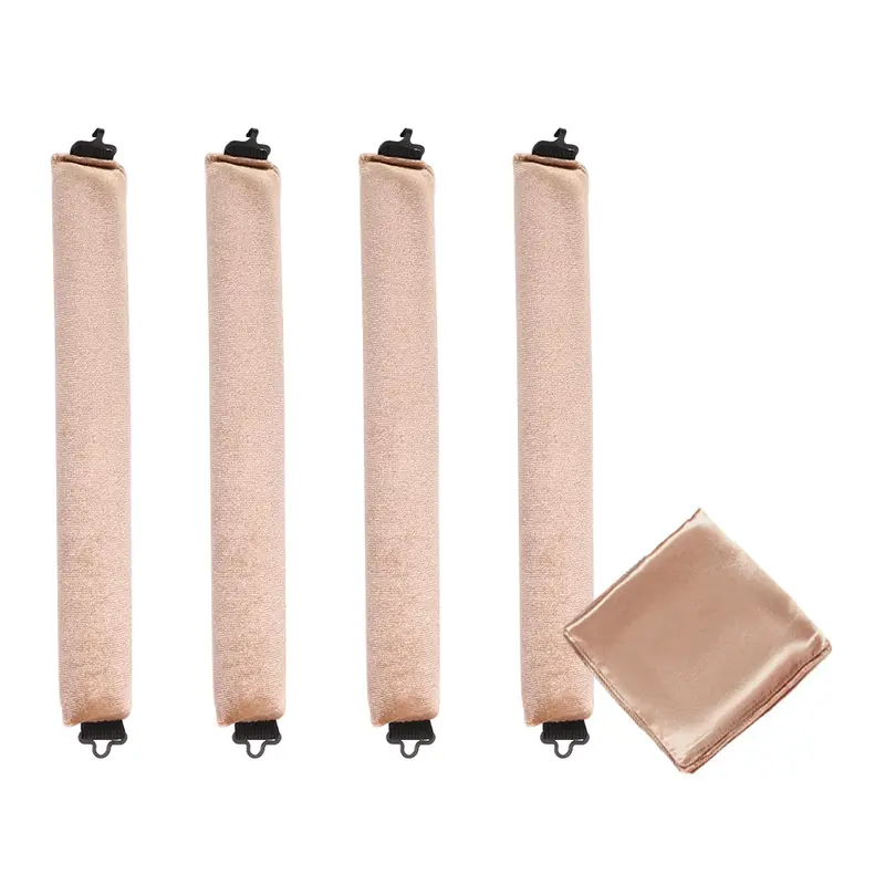 5pcs Overnight Heatless Hair Curler Blowout Rods Heatless Curls Flexi Rods with Silk Scarf for All Hair Types 1