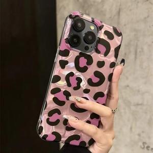 Fashion Leopard-print Pattern Phone Case, Phone Protective Cover, Phone Accessory Compatible with Samsung Galaxy, Casing, Protector, Smartphone