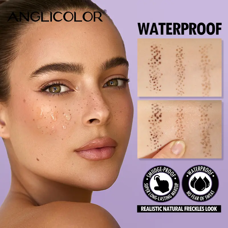 【50% off】ANGLICOLOR Faux Freckle Stamp – 5-Prong Pen for a Naturally Radiant Freckle Effect Concealer Makeup 4