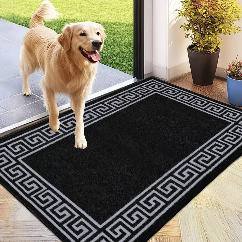 New Greeky Rug Carpet Runners for Hallways Non-Slip Long & Wide Heavy-Duty Plain Super Absorbent Indoor Stair Carpet and Kitchen Anti-slip Floor Mats -Bathroom Rug Bath Mat 1