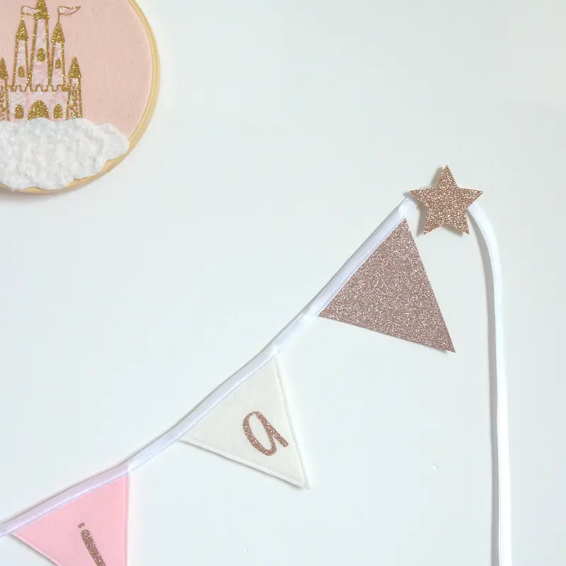Rose Gold Glitter Star Hooks (2 pack) 6