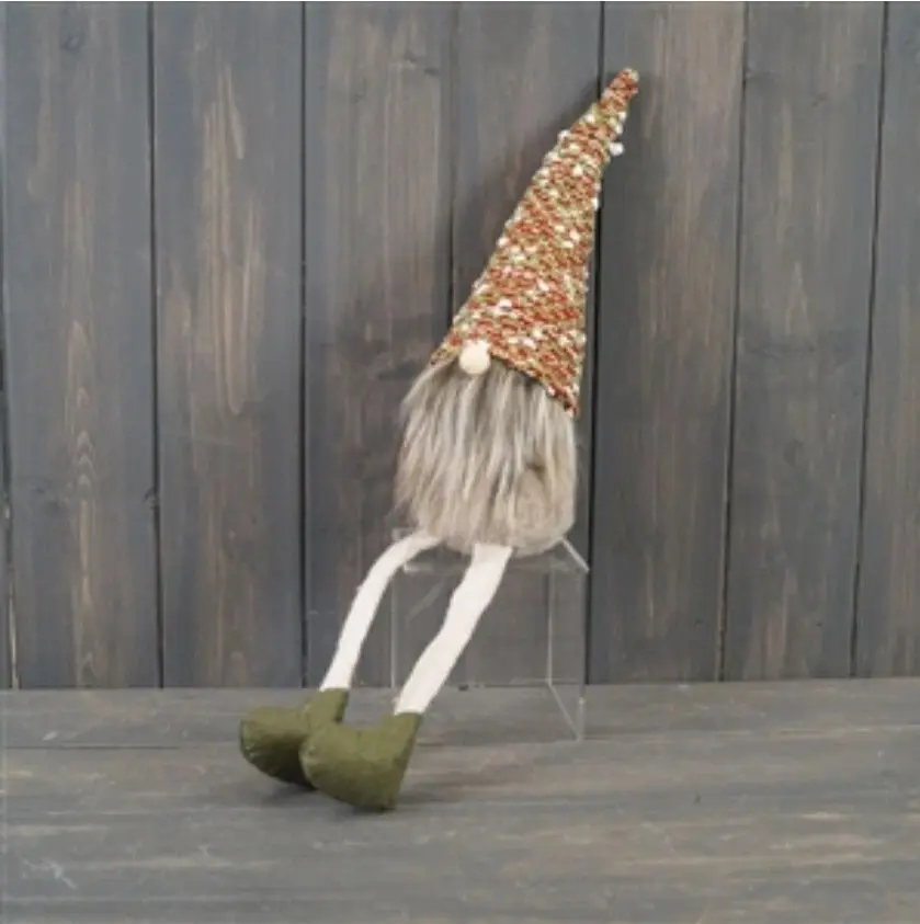 Santa Gonk Grey Long Legs