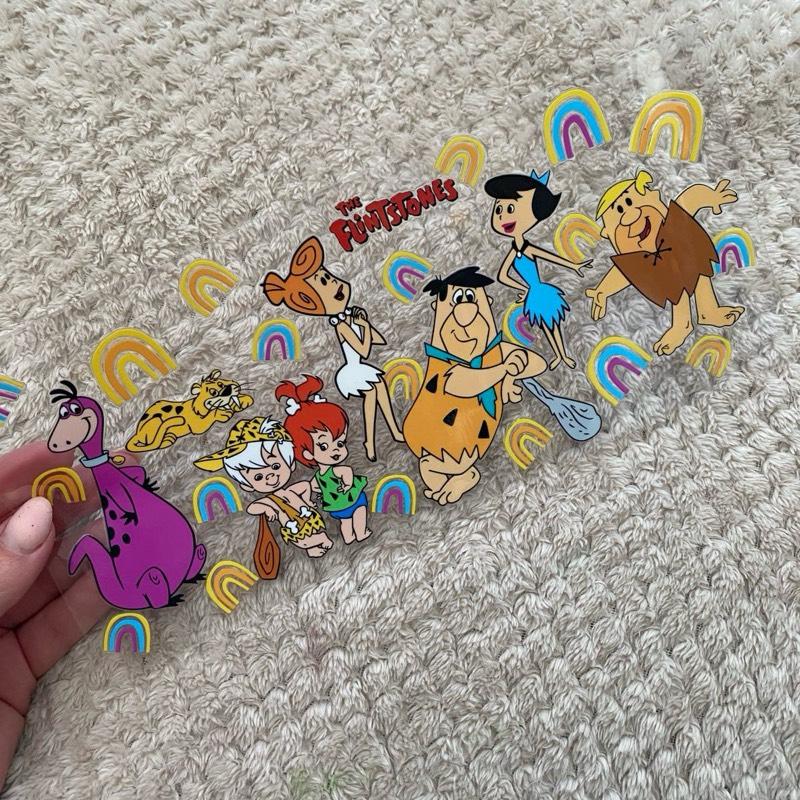 192 UVDTF Wrap Transfer Cartoon Family Print Craft Supplies 0