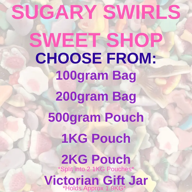 Kola Cubes (Soft Centred Cola Cubes) Boiled Sweets - 100grams / 200grams / 500grams / 1KG / 2KG / Gift Jar - Sweets - Candy - Sugary Swirls Sweet Shop 1