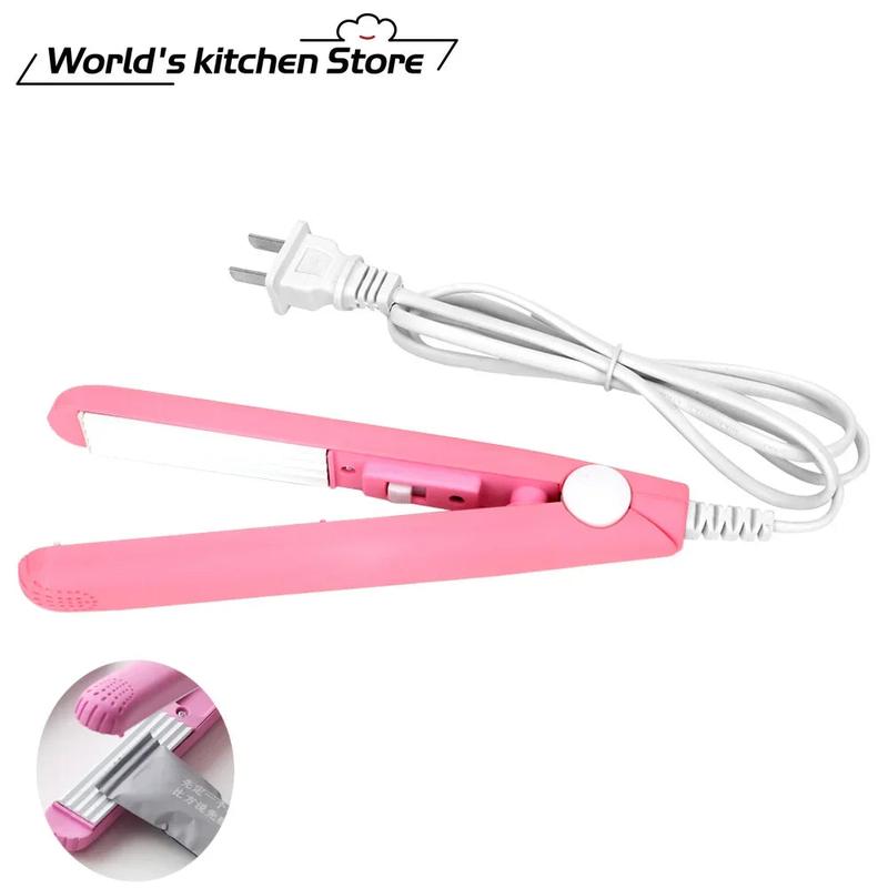 Mini Portable Heat Sealing Machine, Food Vacuum Sealer for Bags, Household Handheld Clips Sealer 4