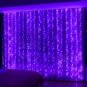 LED Curtain Light, 300LEDs LED Curtain String Light with Remote Control, Decorative Light for Home Party Wedding Festival, LED Lights Bedroom, Bright Led
