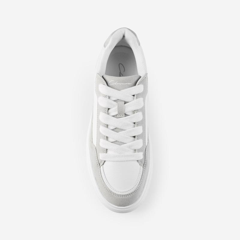 Premium Skate Shoe | White Grey 5