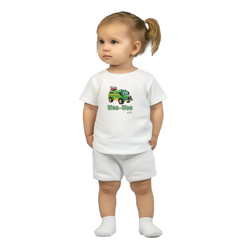 Baby Mountain Rescue Wee Woo T-shirt by Wee Von 4