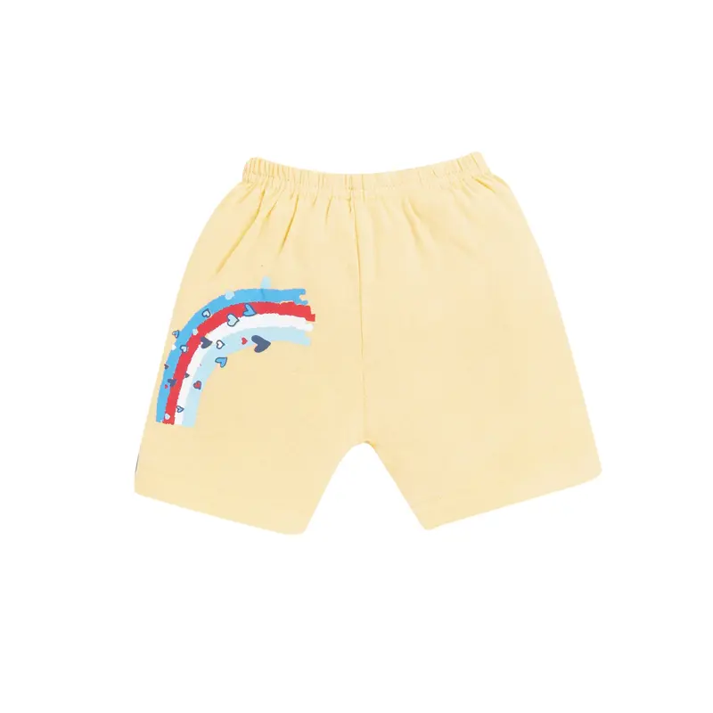 Infants Unisex Rainbow T-Shirt and Shorts Set - 100% Cotton Baby Outfit 3