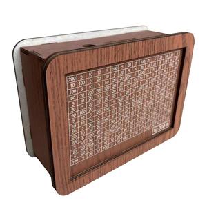 Wooden Piggy Bank with Counting Function, 1 Count Desktop Money Saving Box, Home Decor for Living Room Bedroom Office Dormitory