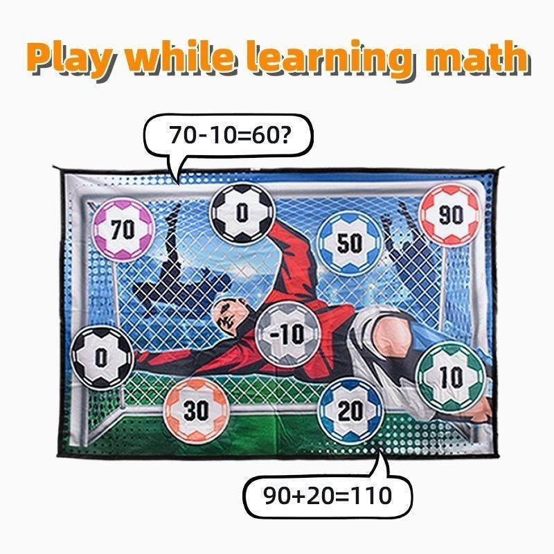 Velcro Shooting Football Toy, 1 Set Wall Mounted Velvet Target Indoor Silent Football Toy, Shooting Practice Sports Toy, Gift for Children, Valentine's Day Gift 5