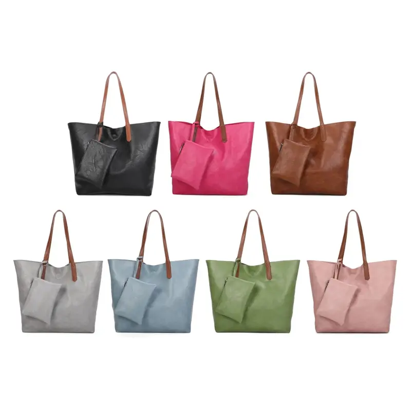 Large size 3 in 1 shoppers bag that comes with 1 large tote 1 medium size bag and 1 wallet 0