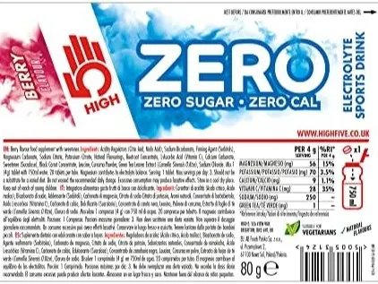 HIGH5 ZERO Electrolyte Tablet - Hydration Tablets Enhanced with Vitamin C - 0 Calories & Sugar Free - Boost Hydration, Performance & Wellness - Berry, 20 Tablets (20x, Pack of 1) 4