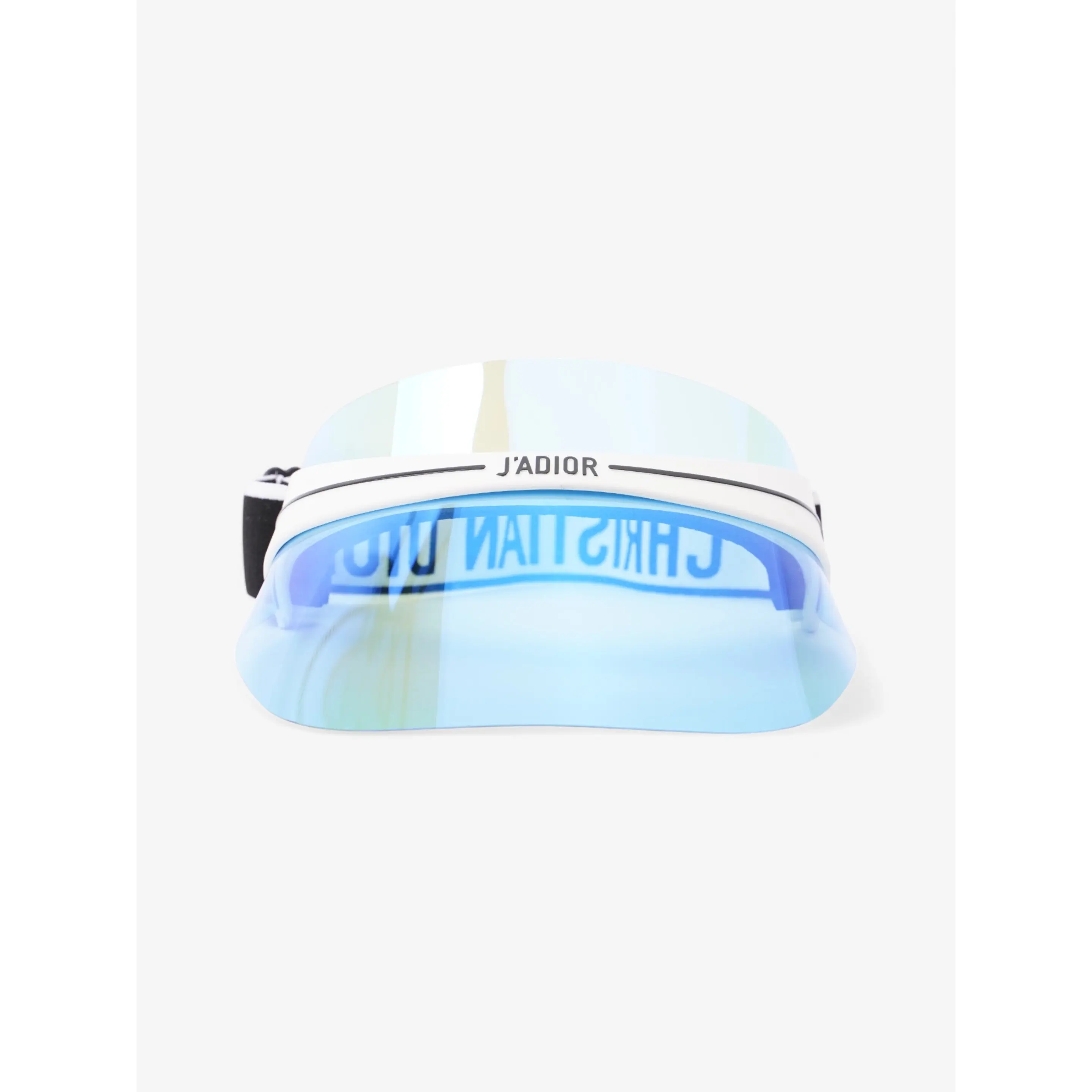Preowned Christian Dior J'adior Sun Visor White PVC