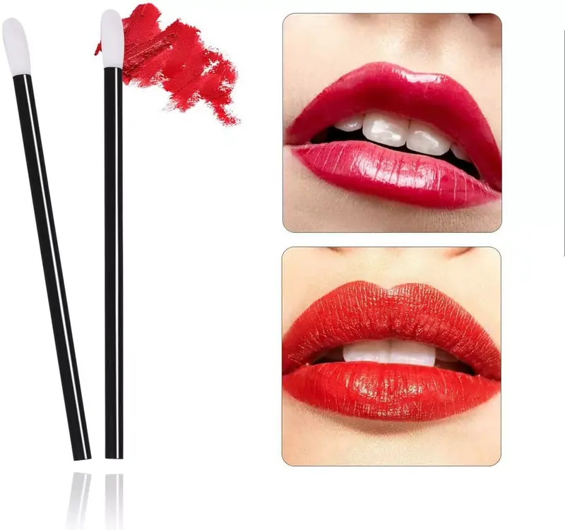 Disposable Lip Brush Gloss Wands Applicator Lipstick Makeup Tool Cosmetic 0