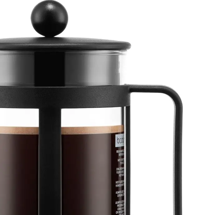 BODUM 1784-01 Kenya 4 Cup French Press Coffee Maker, Black, 0.5 l, 17 oz 6