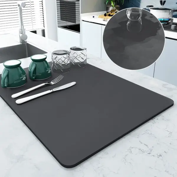 Ultimate Kitchen Drain Pad - Splash-Proof, Non-Slip & Hygienic!