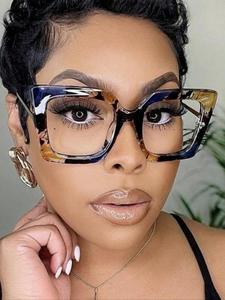 Vintage Trendy Anti-blue Light Eyeglasses/Sunglasses, Retro Cat Eye Frame Eyeglasses/Sunglasses for Women & Men, Fashion Accessories for Daily Life