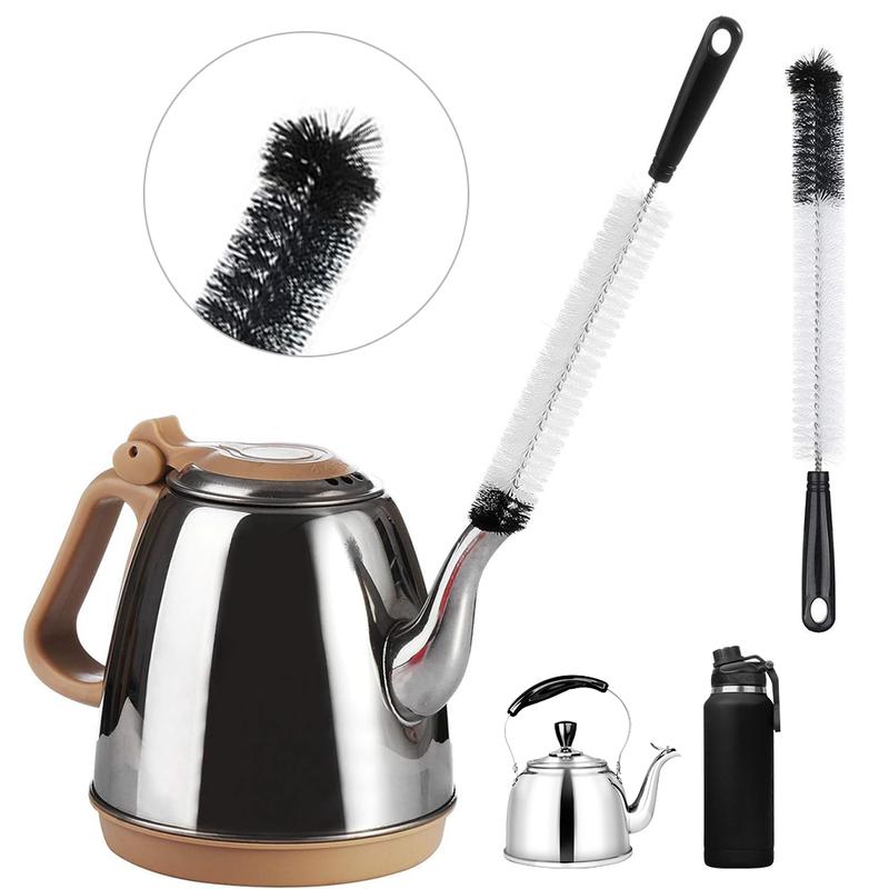 8 Pack Bottle Cleaning Brush Set Long Handle Bottle Cleaner with Kettle Lid Brush Straw Brush 5