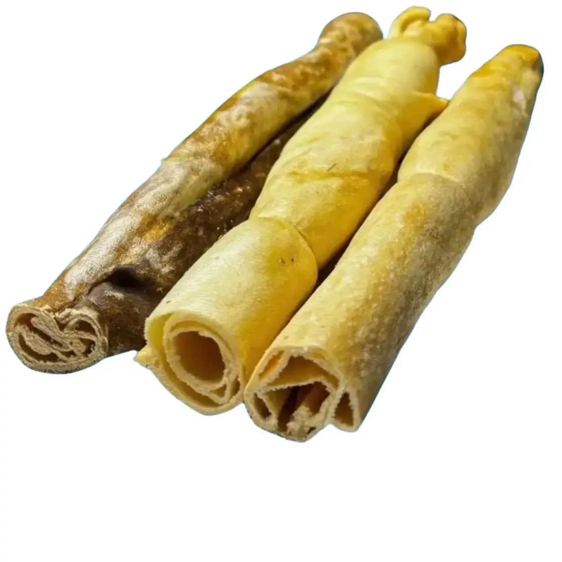 Goat Skin Roll 30cm - natural dog treat chew.