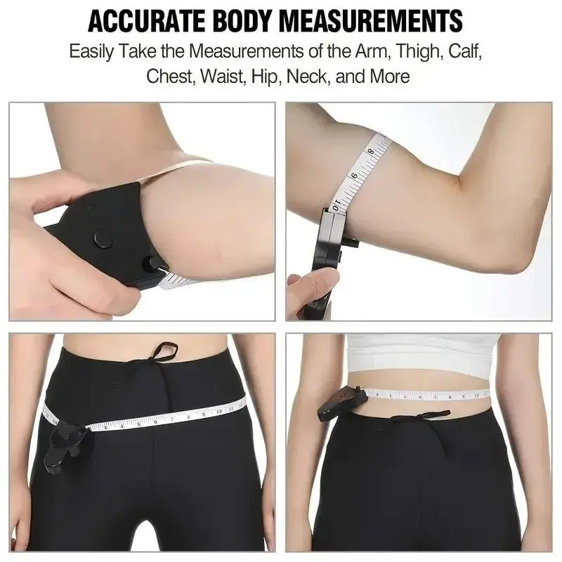 Automatic Portable Body Measuring Tape for Waist, Hip, Arm - Retractable Body Tape Measure for Accurate Measurements 1