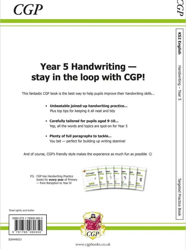 KS2 English Targeted Practice Book: Handwriting - Year 5 5