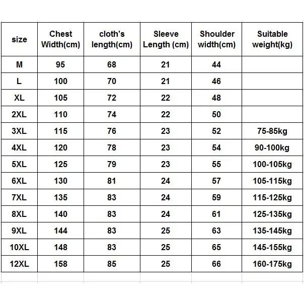 Summer Men's Short-sleeved 10XL 9XL 12XL Round Neck Half-sleeved Clothes Large Size T-shirt Cotton Solid Color Tops Oversized 4