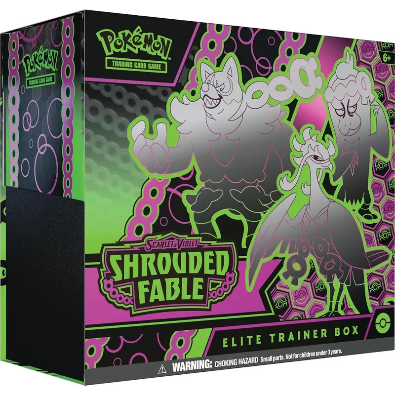 Pokémon TCG: Scarlet & Violet—Shrouded Fable Elite Trainer Box (1 Full Art Promo Card, 9 Boosters & Premium Accessories) 2
