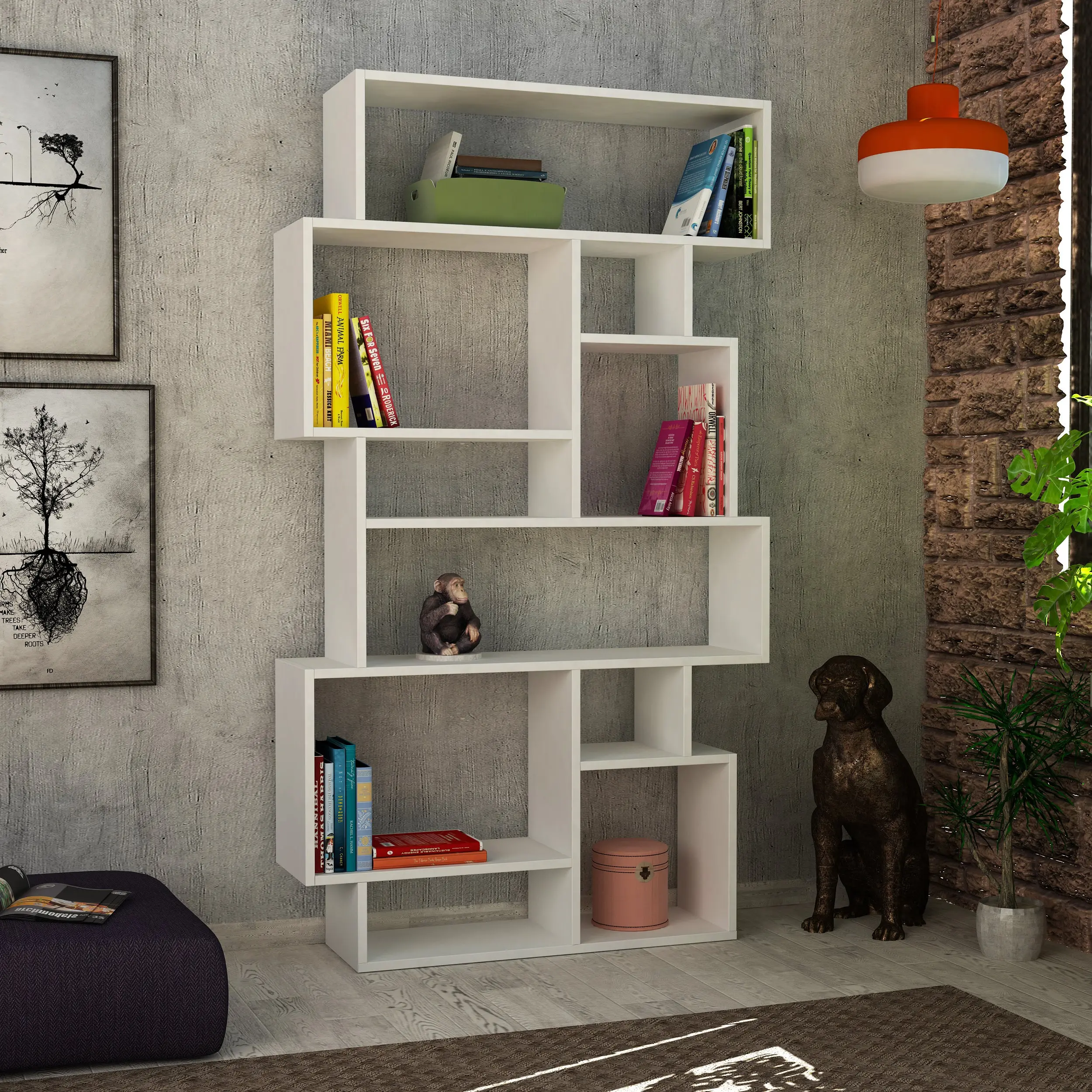 PATCHWORK BOOKCASE
