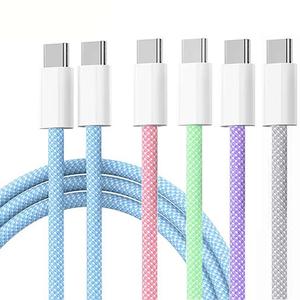 USB C to C Charging Cable, 60W Fast Type C to C Charger Cord Long Compatible with iPhone 16,16 Plus, 16 Pro, 16 Pro Max, 15,15 Plus,15 Pro, 15 Pro Max, Samsung Galaxy S24 S23 S22 iPad Pro
