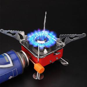 Portable Windproof Foldable Gas Stove, Mini Collapsiable Gas Stove, Travel Accessories, Mini Outdoor Folding Gas Stove for Home Outdoor Camping Picnic Barbecue, Equipment
