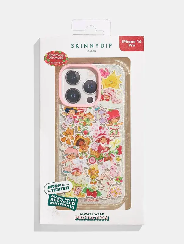 Strawberry Shortcake x Skinnydip Coquette Sticker Case 4