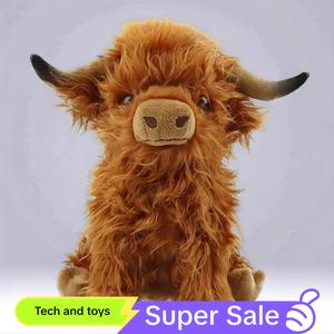 Highland Cow Plush Toy, 1 Count Cute Stuffed Animal Toy, Soft Plush Toy, Comfortable Hand Feel, Highland Cow Teddy Giant, Best Home Decoration, Cute Cow Design Kids Toys, Soft Cuddly Gift, Soft Stuffed Animals