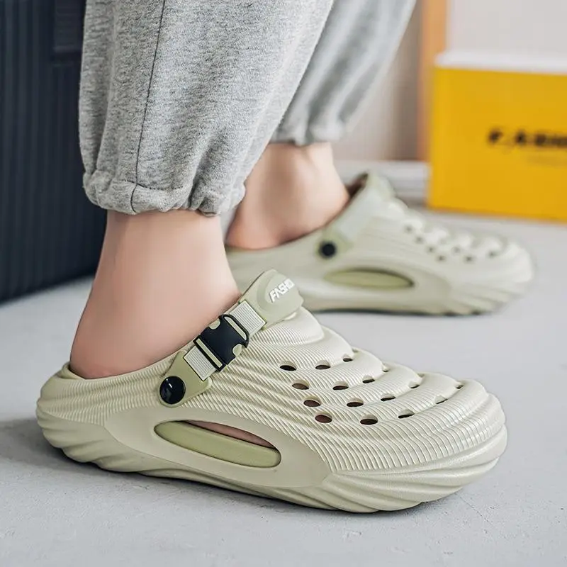 Men's Outdoor Sports Sandals, Casual Comfortable Breathable Platform Non-slip Wear-resistant Sandals for Beach, Camping, Hiking, Fashionable Shoes for Outdoor Activities, Footwear 3