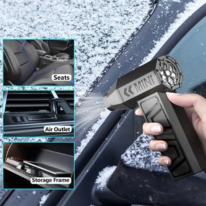 Turbo Jet Fan, 4-Speed Adjustable 130000RPM, Type-C USB Rechargeable, High-Velocity Electric Air Duster for Cleaning, with Lithium Battery, Ideal for Vehicle and Home Use, Cleaning Tool | Sleek Air Blower | USB Rechargeable Fan