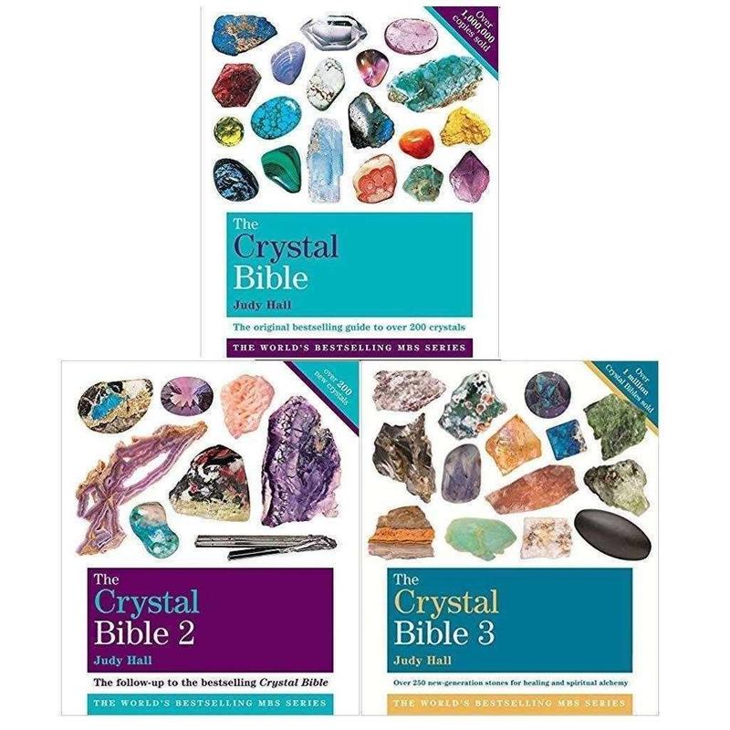 The Crystal Bible Vol 1-3 Collection – 3-Book Set by Judy Hall | Guide to Healing Crystals, Energy, Spirituality, Meditation & Natural Remedies 1
