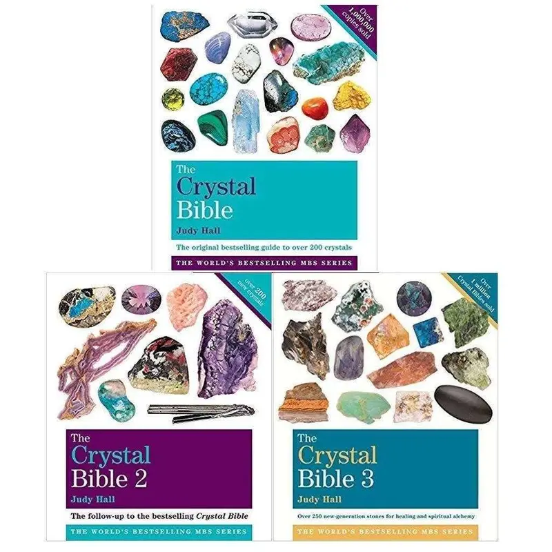 The Crystal Bible Vol 1-3 Collection – 3-Book Set by Judy Hall | Guide to Healing Crystals, Energy, Spirituality, Meditation & Natural Remedies 1