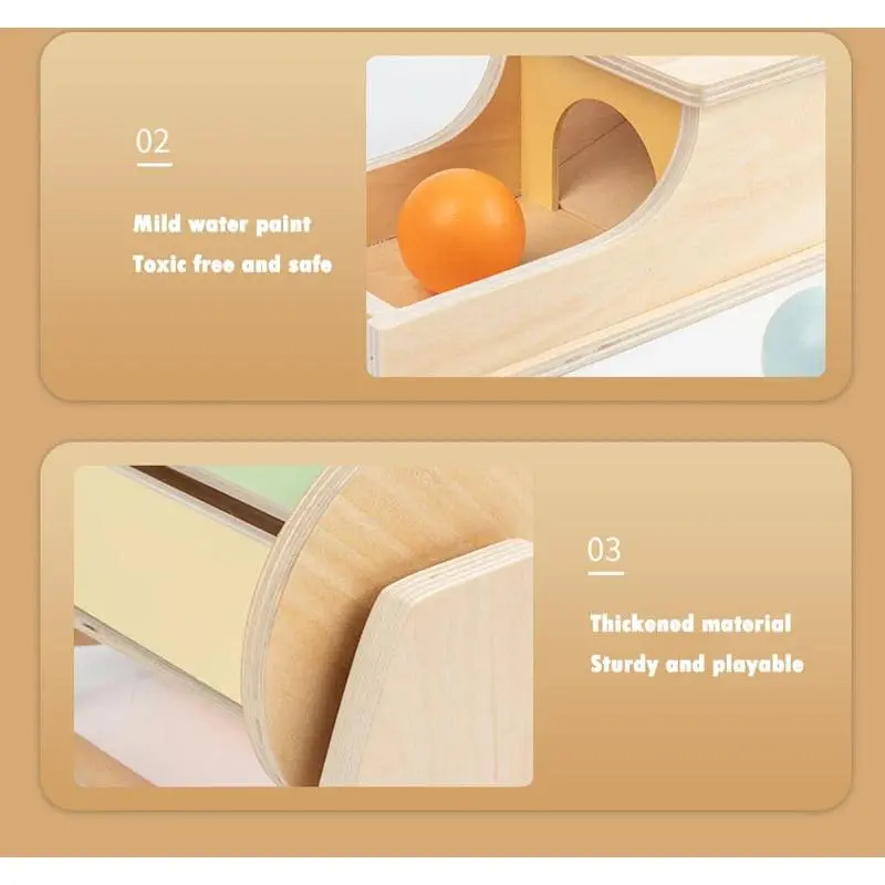 Innoplay Montessori Wooden Textile Drum 4