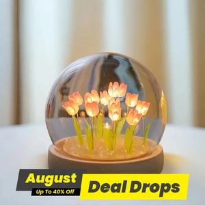 Tulip Design Decorative Light for Cozy Corner Decor, Flower LED Lights for Bedroom, Table LED Light, Atmosphere Lamp, Cozy Lighting Ambient Light, Easter Essentials, Design, Flower Light Bulb