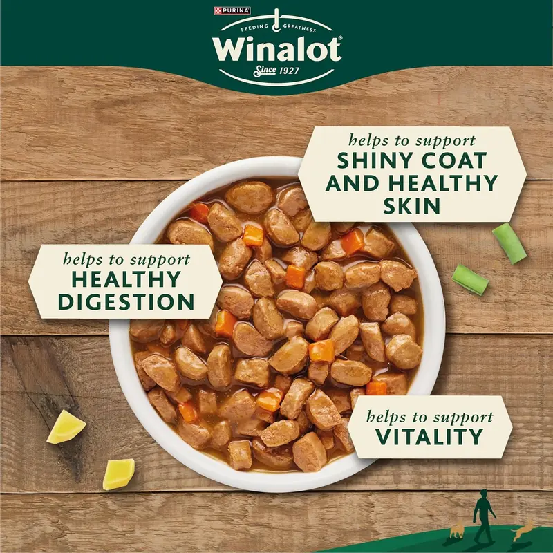 Winalot Dog Food Mixed in Gravy, 40 x 100g - Pack of 40 (Packaging may vary) 3