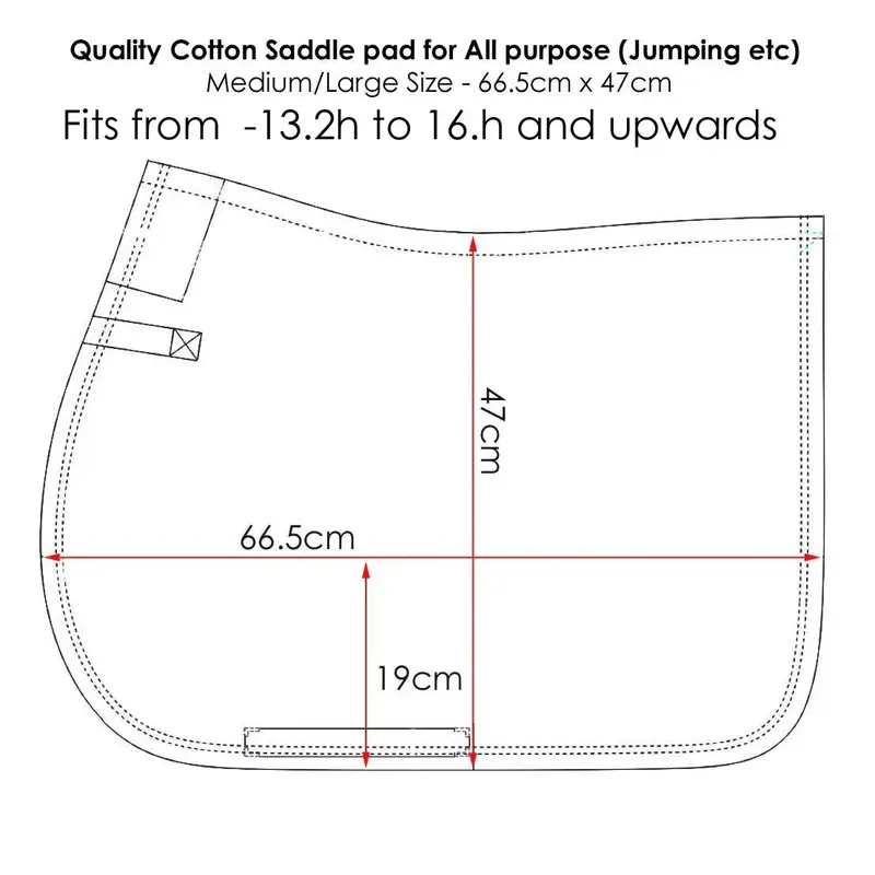 Saddle Pad - General Purpose - Black 3