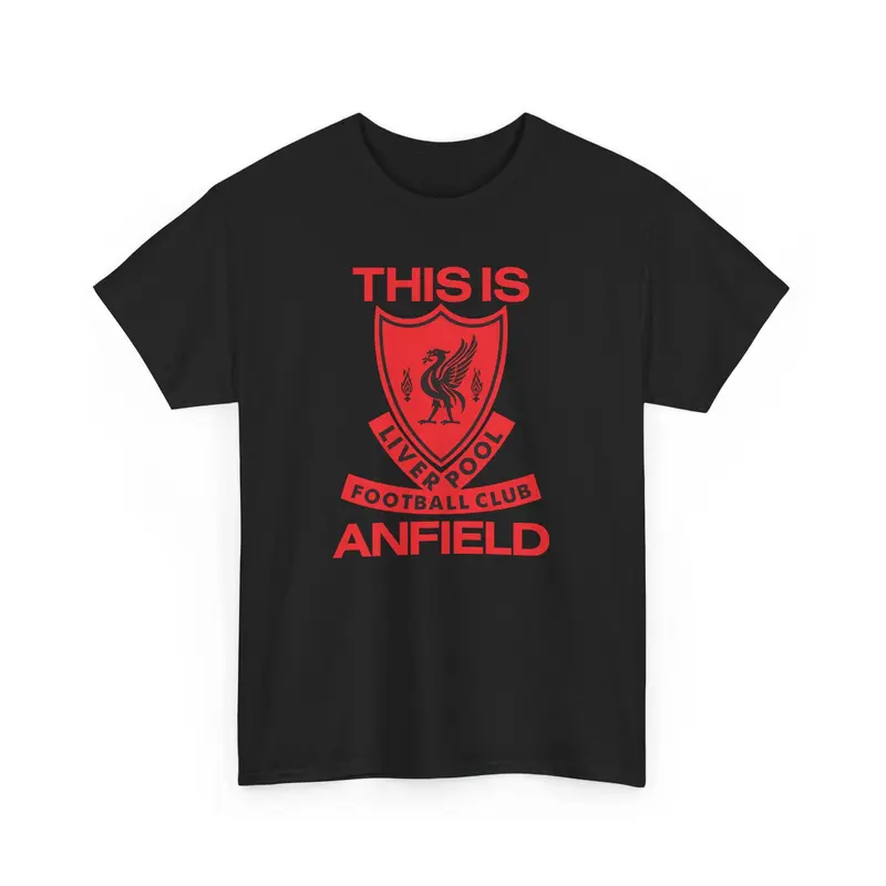 This is Anfield | Liverpool FC T-shirt | Coton Unisex | Vintage Football Fans Shirt 2