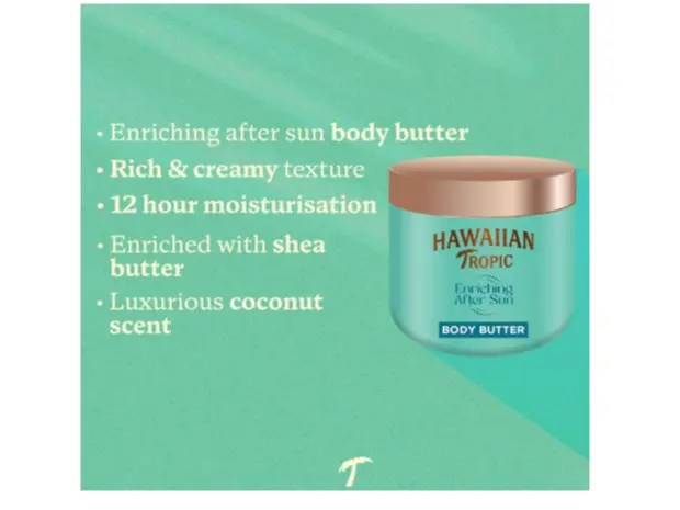 Tropic Enriching After Sun Body Butter - 250 ml, 12-Hour Moisturisation, With Shea Butter, Coconut scent, Vegan 1