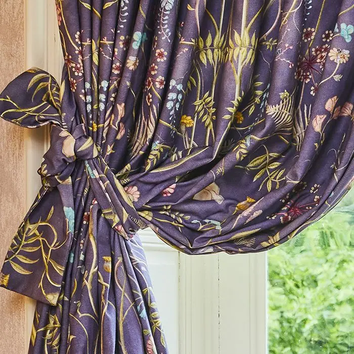 The Wildflower Garden Curtain Tiebacks 0
