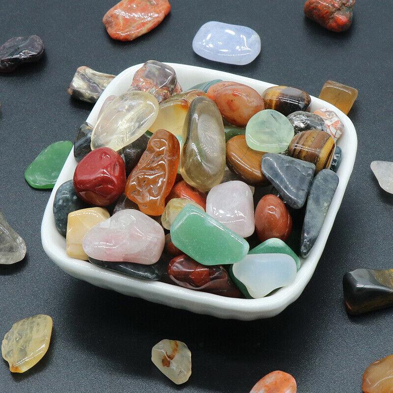 1KG Best Healing Natural Crystals Tumble Stones Mixed Chakra Gemstones 10-20mm 8